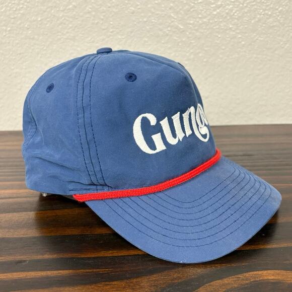 Gunga McDonald’s Blue Logo Embroidered Employee Fast Food Ball Cap Snap Back Hat - Picture 2 of 10